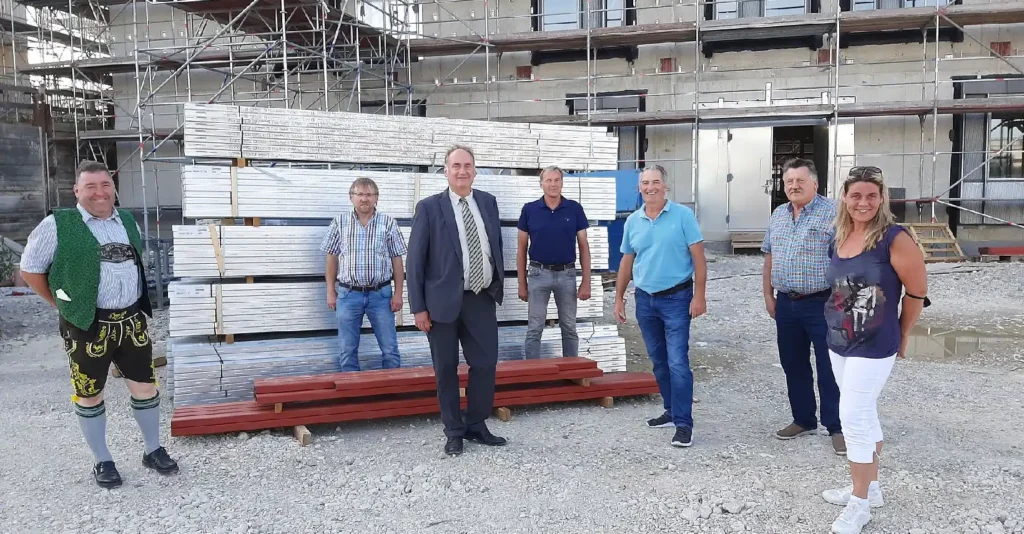 Kreistagsfraktion der Freien Wähler besichtigte Großbaustelle