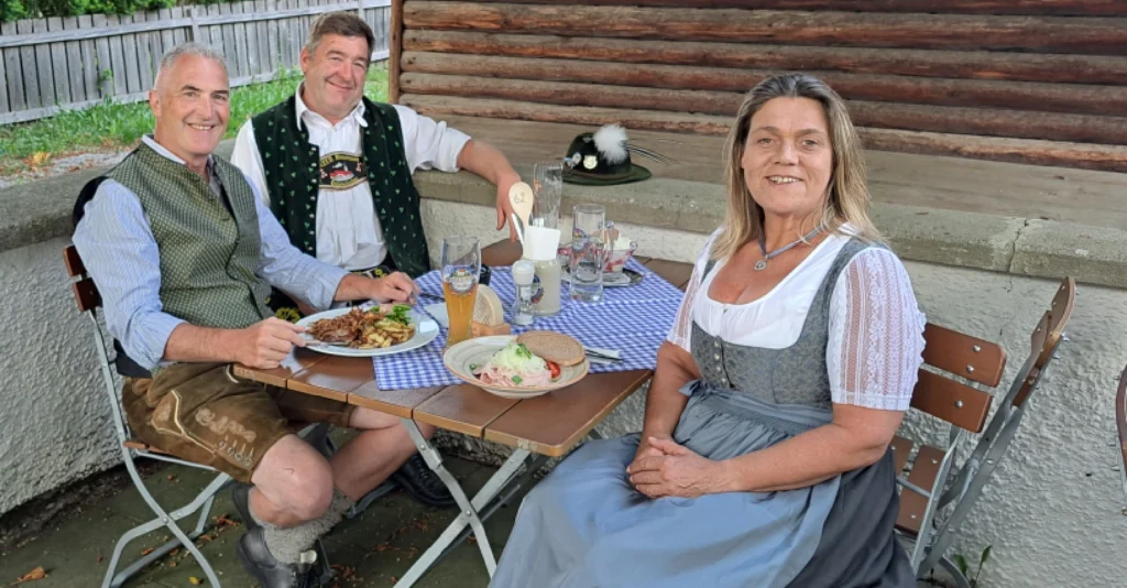 v.l.: Sepp Hofer, Josef Lausch, Barbara Stein