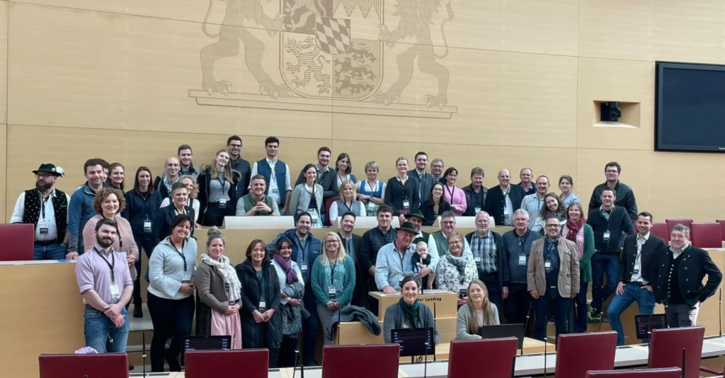 Musikkapelle Großholzhausen im Bayerischen Landtag