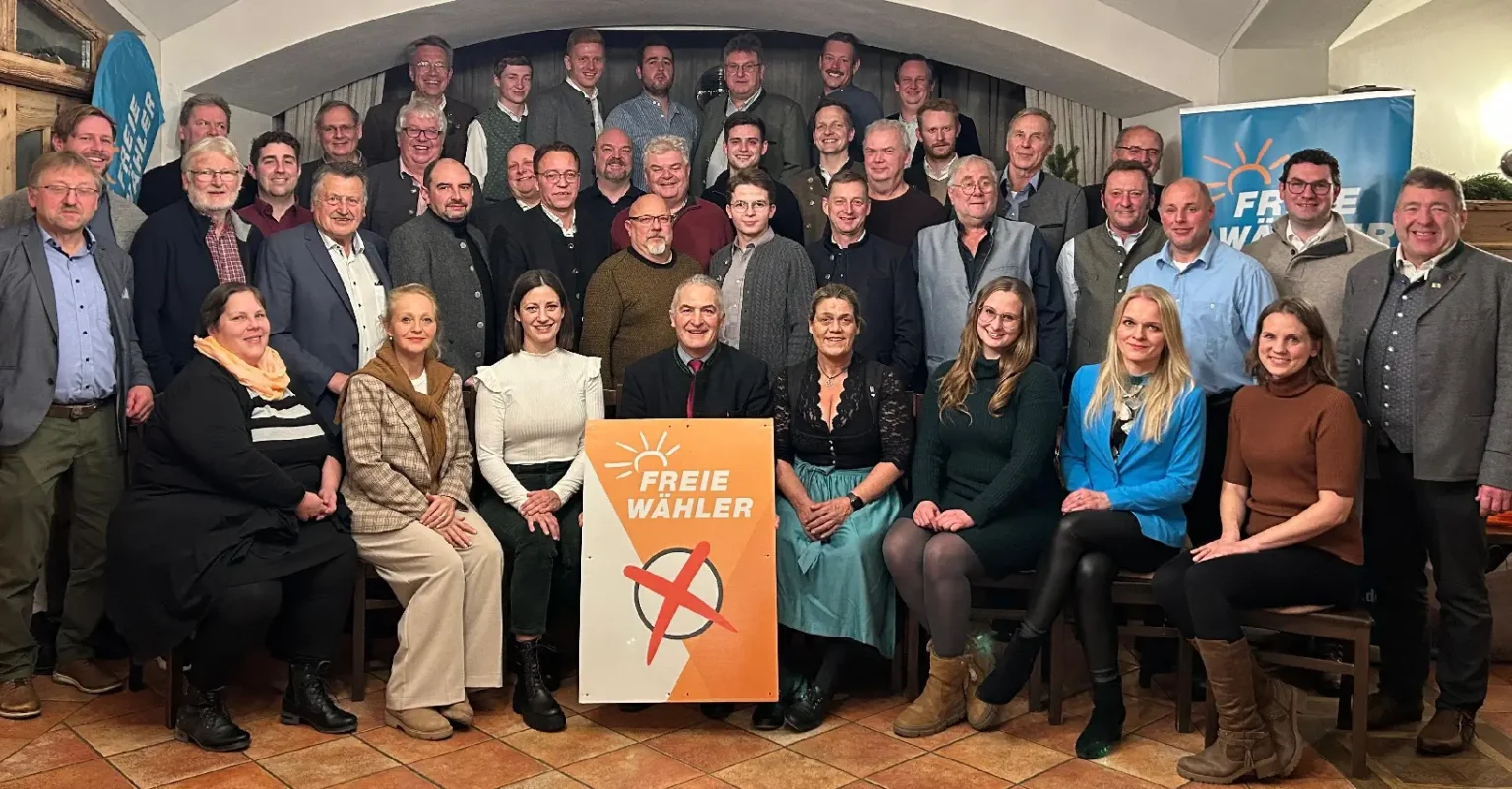 70 starke Persönlichkeiten auf der Kreistagsliste der Freie Wähler (Kommunalwahl 2026)